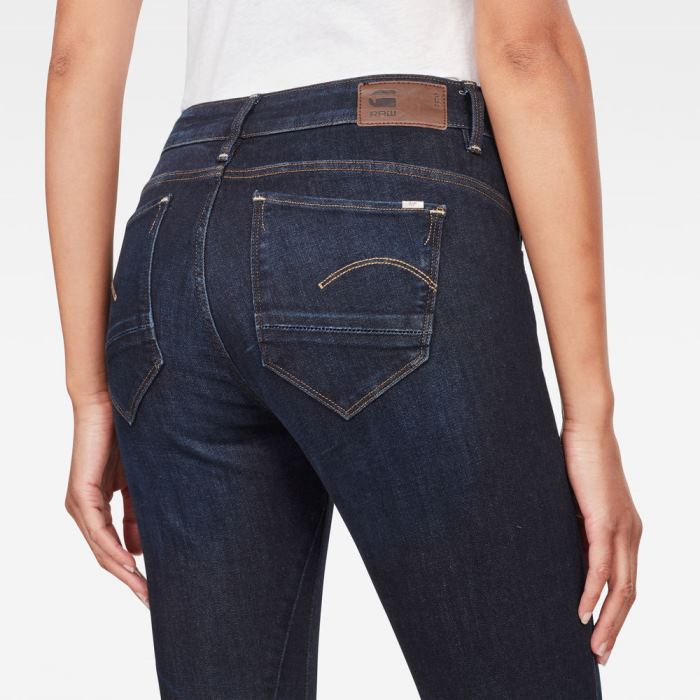 G-Star Raw Jeans - G-Star Arc 3d Mid Derekú Skinny  Farmer Nadrág Obszidián Magyarország | RU7E16R